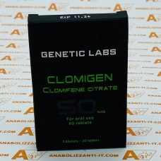 Clomigen (Genetic Labs), 20 tab, 50 mg/tab