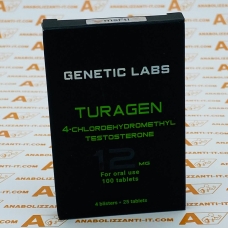 Turagen (Genetic Labs), 25 tab, 12 mg/tab