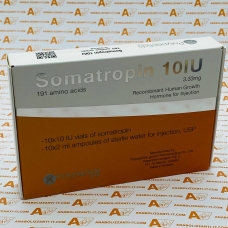 Somatropin (Polypeptide), 1 vial, 10IU