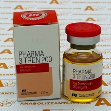 Pharma 3 Tren 200 (Pharmacom Labs), 10 ml, 200 mg/ml